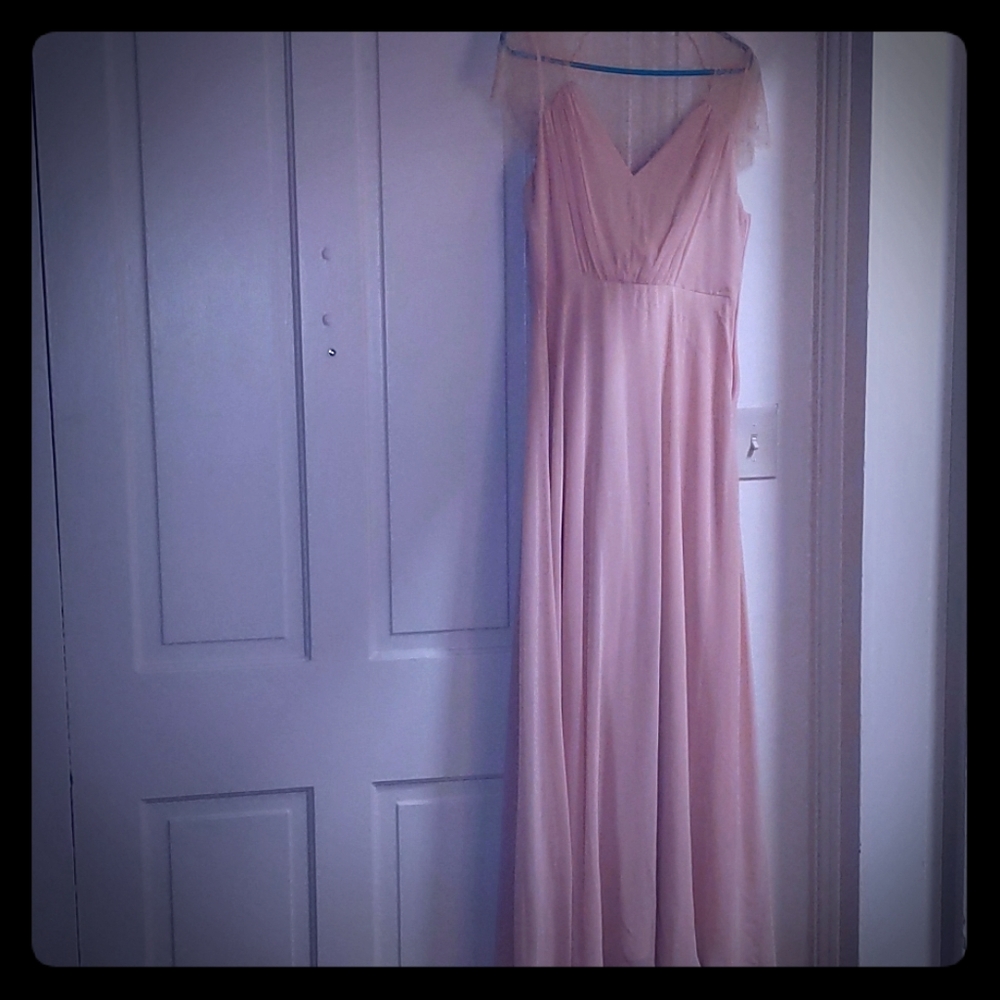 ASOS Floor length Pale Pink dress